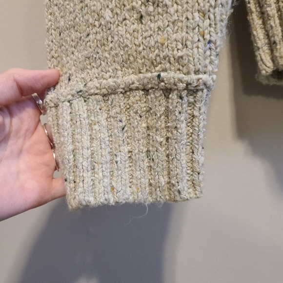 Oatmeal BDG Drop Shoulder Sweater - Picture 4 of 5